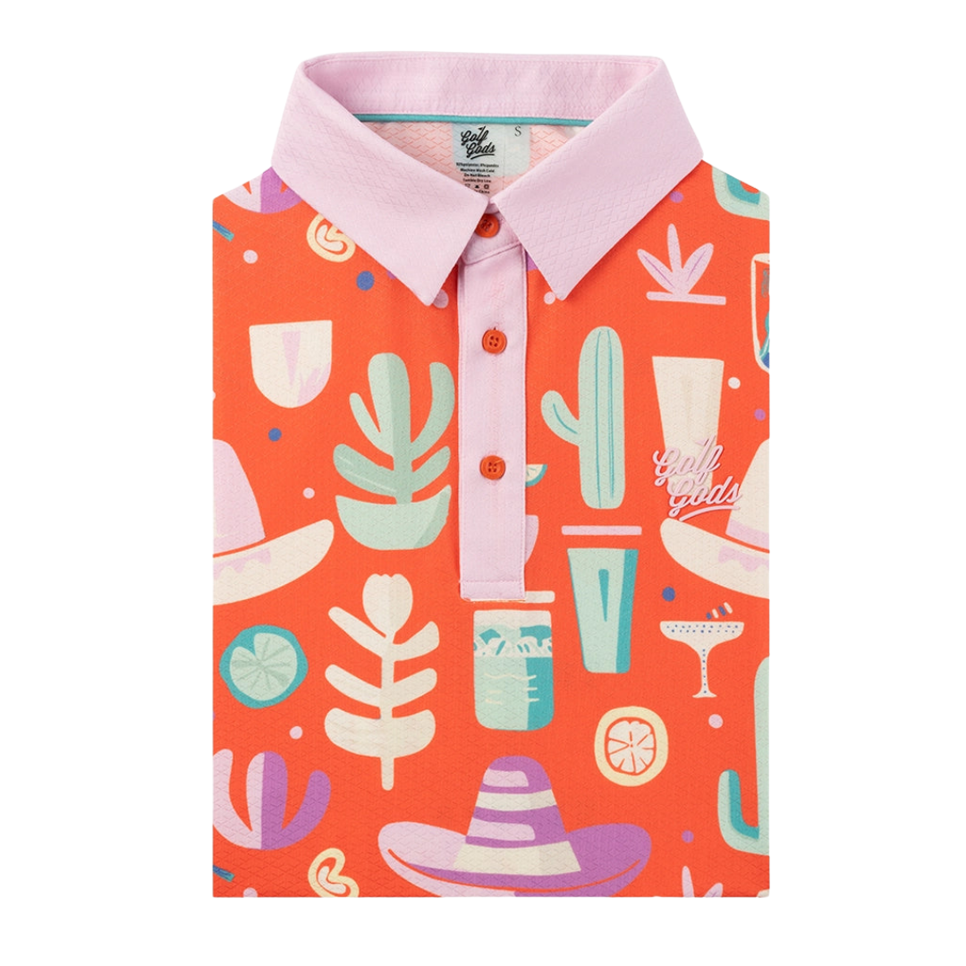 GOLF GODS - GOLF GODS Men's Amigo Mojito Cool Tech Performance Polo - The Agora Bangkok